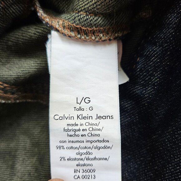 Calvin Klein Jeans Women Denim Jacket Size: L - Picture 8 of 8